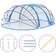 vidaXL Pool Dome Oval 530x410x205cm