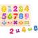 Tooky Toy Wooden Number Puzzle 16 Pieces