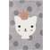 Nattiot Lola Polka Girl Rug 47.2x66.9"