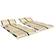 vidaXL 28 Ribbed Base 2-pack Sängram 90x200cm