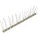 vidaXL 5-row Stainless Steel Bird & Pigeon Spikes Set