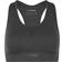 USA Pro Seamless Wide Strapped Sports Bra - Charcoal