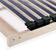 vidaXL 42 Ribbed Base Sengeramme 100X200cm