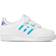 Adidas Kid's Continental 80 Stripes - Cloud White/Cloud White/Pulse Aqua