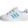 Adidas Kid's Continental 80 Stripes - Cloud White/Cloud White/Pulse Aqua