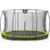 Exit Toys Trampoline enterré Silhouette ø427cm avec filet de sécurité vert