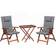 Beliani Toscana Bistro Set, 1 Table incl. 2 Chairs