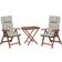 Beliani Toscana Bistro Set, 1 Table incl. 2 Chairs