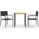 vidaXL 3072487 Matgrupp, 1 Bord inkl. 2 Stolar