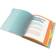 Esselte Divider Book Esselte Colour'Ice with 6 Tabs