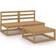 vidaXL 3075238 Outdoor Lounge Set, 1 Table incl. 2 Chairs & 2 Sofas