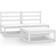 vidaXL 3075238 Lounge-Set, 1 Bord inkl. 2 Soffor