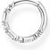 Thomas Sabo Charm Club Single Hoop Earring - Silver/Transparent