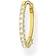 Thomas Sabo Charm Club Single Hoop Earring - Gold/Transparent