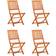 vidaXL 312452 4-pack Garden Dining Chair