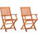 vidaXL 312449 2-pack Garden Dining Chair