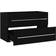 vidaXL Wastafelkast 80 x 38.5 x 48 cm Bewerkt Hout Zwart