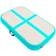 vidaXL Gymnastiekmat met pomp opblaasbaar 60x100x20 cm PVC groen