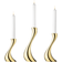 Georg Jensen Cobra Lysestage 24cm 3stk