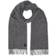 Amanda Christensen Merino Wool Scarf Grey Melange