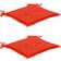 vidaXL 2-pack Coussin de chaise Rouge (50x50cm)