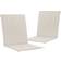 vidaXL 2-pack High Stolehynde Beige (100x50cm)