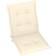 vidaXL 2-pack High Stolehynde Beige (100x50cm)