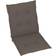 vidaXL 2-pack High Coussin de chaise Marron (100x50cm)