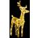 vidaXL Reindeers & Sleigh White Jullampa 55.1cm 5st