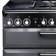 Rangemaster CDL110DFFSL/C Classic Deluxe 110 Dual Fuel Chrome, Grey