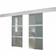 vidaXL 273735 Skydedør Klart glas (75x205cm)