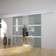 vidaXL 273735 Skydedør Klart glas (75x205cm)