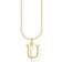 Thomas Sabo Letter U Necklace - Gold