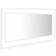 vidaXL Espejo De Baño LED Acrílico Blanco Brillo 100x8.5x37 cm