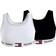 Tommy Hilfiger 2pk 85 Flag BH - Hvid/Sort 0WS