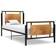 vidaXL Bed Frame Metal Mdf 90cm Sängram 90x200cm