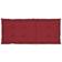 vidaXL 314113 Coussin de chaise Rouge (120x50cm)