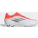 Adidas X Speedflow.3 Laceless Firm Ground - Cloud White/Iron Metallic/Solar Red