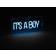 Childhome Neon Light Box It's A Boy Natlampe