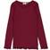 Wheat Rib T-Shirt Lace LS - Red Plum (0151e/4151e-007-2390)