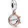 Pandora Queen & Regal Crown Dangle Charm - Silver/Rose Gold