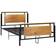 vidaXL Bed Frame Metal Mdf 90cm Sängram 120x200cm
