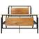 vidaXL Bed Frame Metal Mdf 90cm Sängram 120x200cm