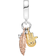 Pandora Hamsa All-seeing Eye & Feather Spirituality Dangle Charm - Silver/Gold/Rose Gold/Blue/Transparent