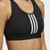 adidas Don't Rest 3-Stripes Bra - Black/White