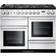 Rangemaster NEX110DFFWH/C Nexus 110cm Dual Fuel Black, White, Chrome