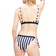 Tommy Hilfiger Cheeky Side Tie Bikini Bottoms - Blue/White