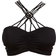 Freya Macrame Bandeau Bikini Top - Black