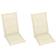 vidaXL 43181 Stolsdyna Beige (120x50cm)
