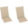 vidaXL 47542 Cuscino per sedia Beige (120x50cm)